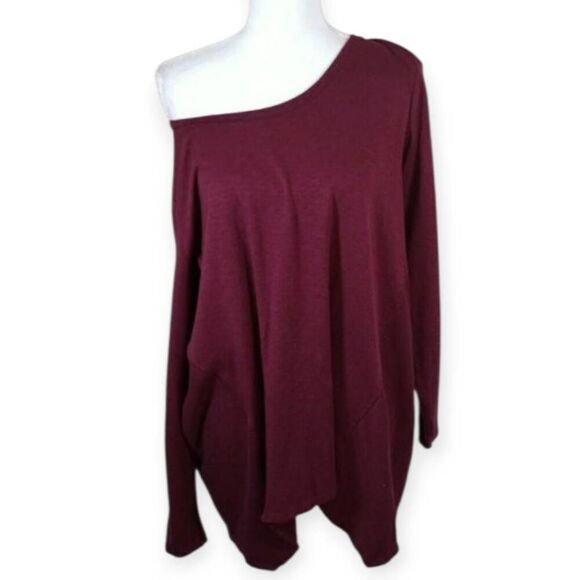 DAILY RITUAL BURGUNDY T-SHIRT SZ.XXL EUC. - Picture 4 of 6